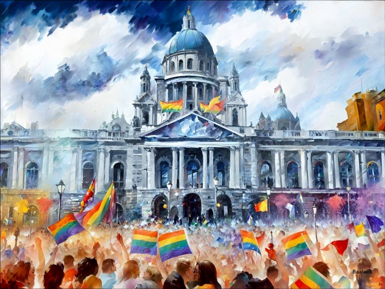 Pride Parade in Ireland: Photographed by Geograph.ie : License: Attribution-ShareAlike 2.0 Generic (CC BY-SA 2.0)